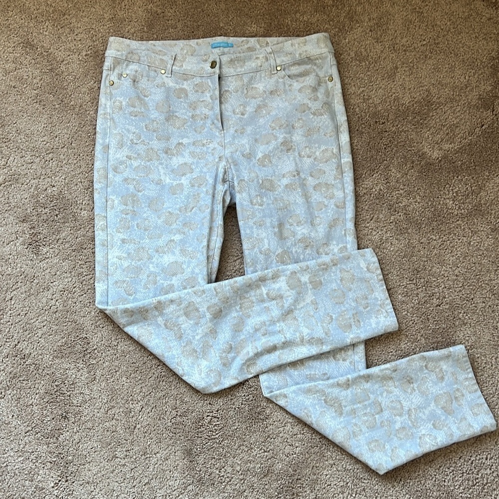 J. McLaughlin summer Lexi snake print jeans - Picture 2 of 5